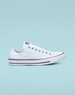 Converse Chuck Taylor All Star Férfi Slip On Fekete/Fehér | AZCWMFR-HU